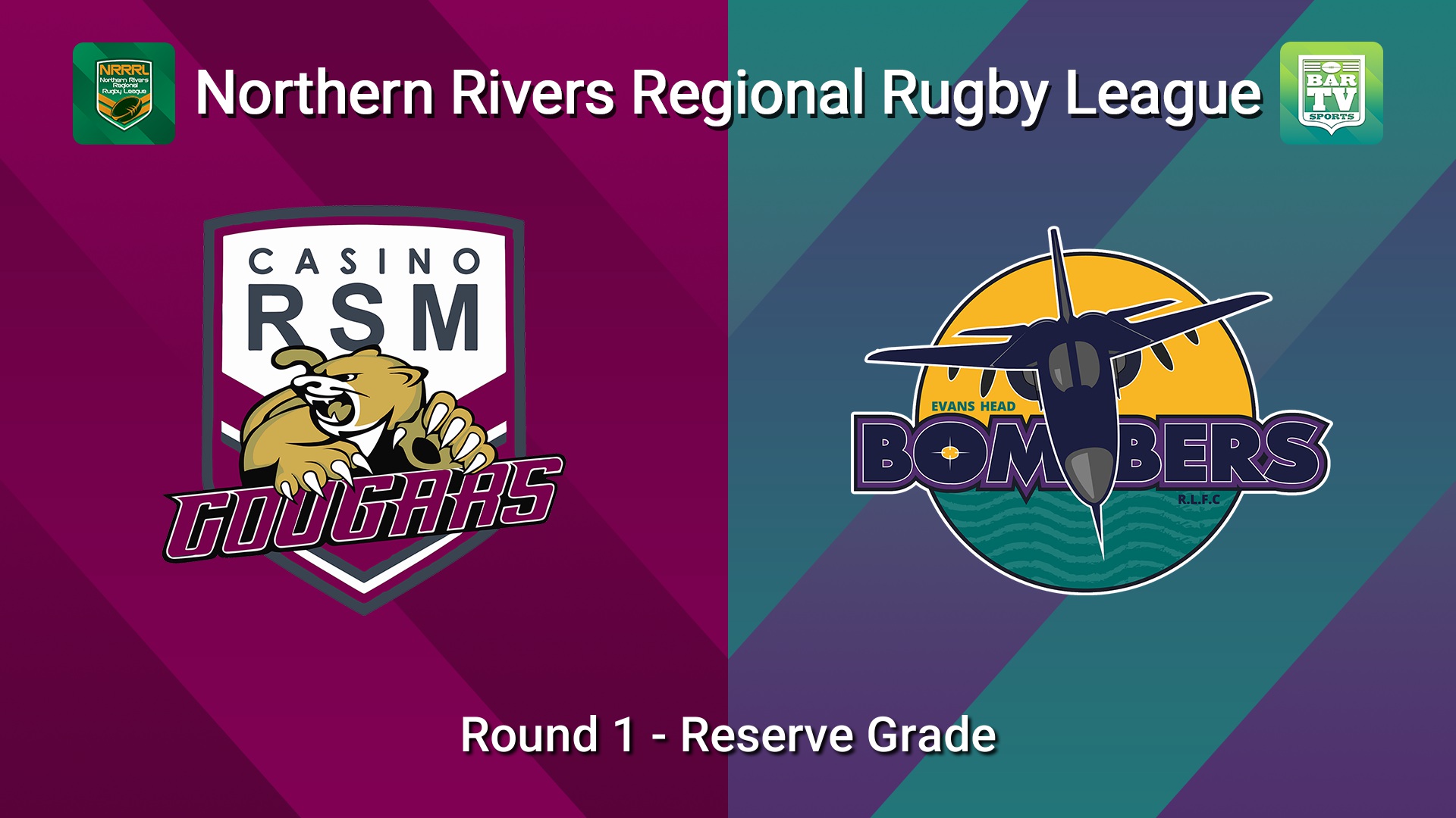 260411-video-Northern Rivers Round 1 - Reserve Grade - Casino RSM Cougars v Evans Head Bombers Slate Image