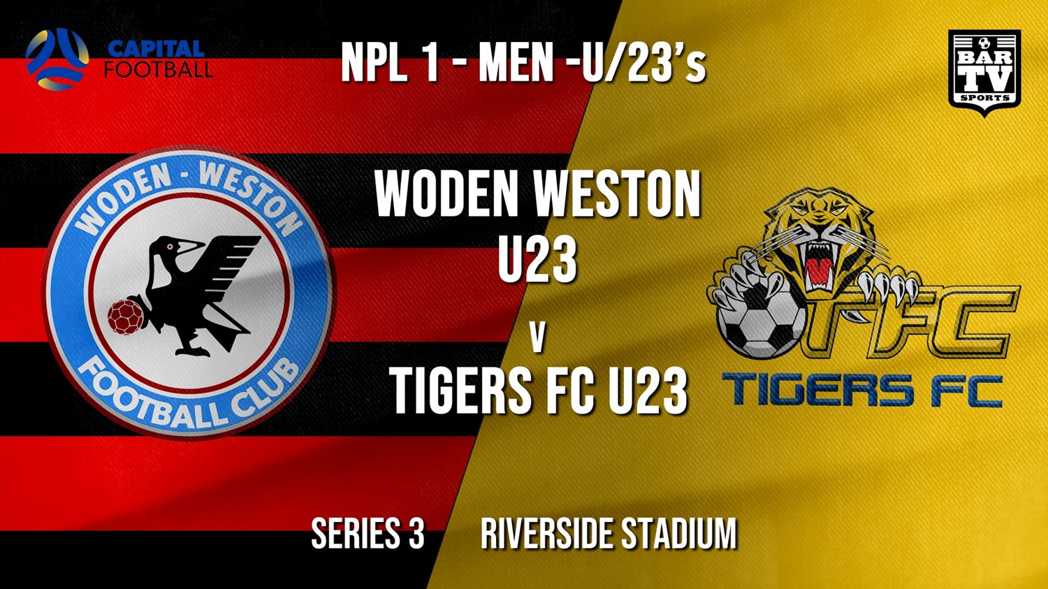 NPL1 Men - U23 - Capital Football  Series 3 - Woden Weston U23 v Tigers FC U23 (1) Minigame Slate Image