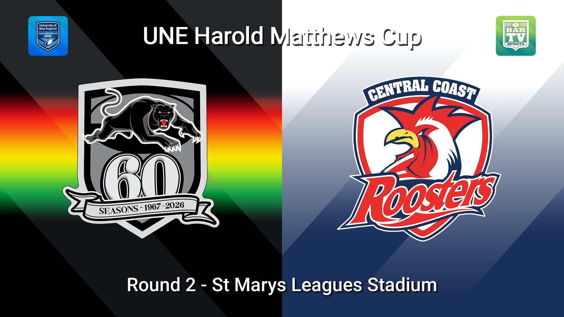 260214-video-UNE Harold Matthews Cup Round 2 - Penrith Panthers v Central Coast Roosters Slate Image