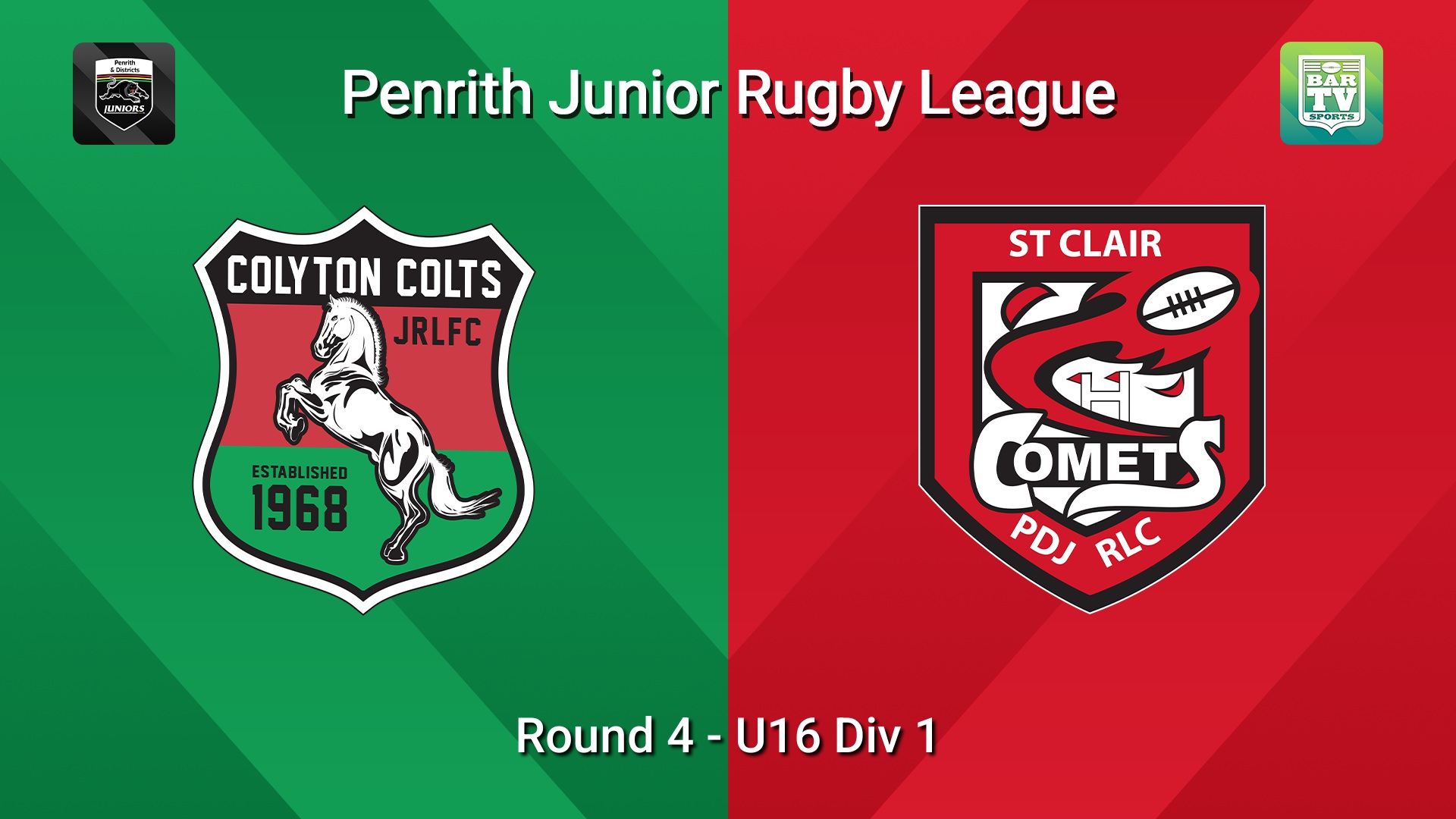 260516-video-Penrith & District Junior Rugby League Round 4 - U16 Div 1 - Colyton v St Clair Slate Image