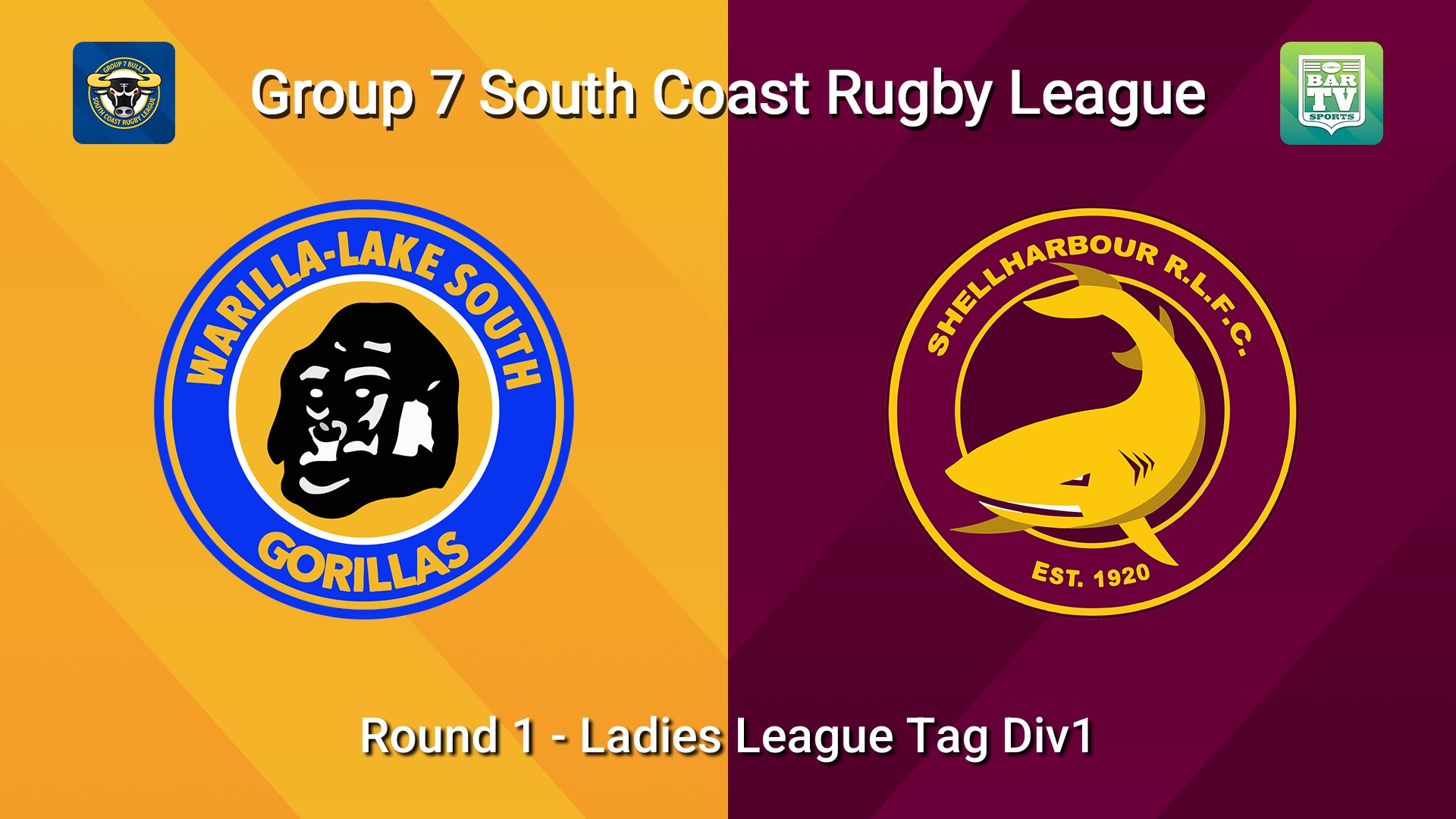 260418-video-South Coast Round 1 - Ladies League Tag Div1 - Warilla-Lake South v Shellharbour Sharks Slate Image