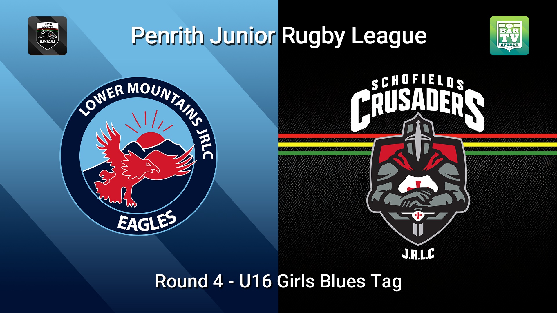 260517-video-Penrith & District Junior Rugby League Round 4 - U16 Girls Blues Tag - Lower Mountains v Schofields Crusaders Slate Image