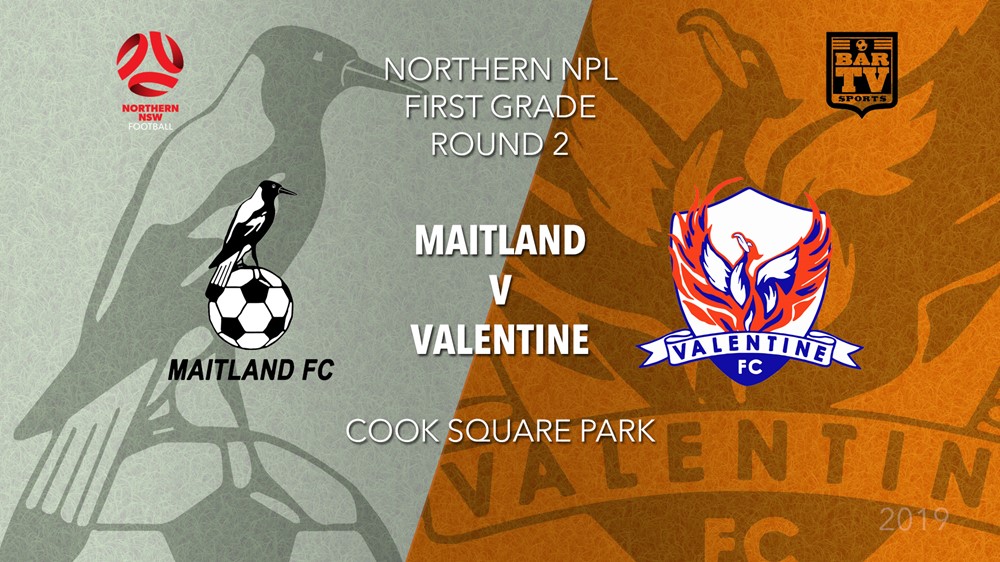 NPL - NNSW Round 2 - Maitland FC v Valentine Phoenix Slate Image