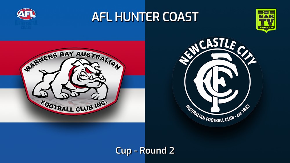 240413-AFL Hunter Central Coast Round 2 - Cup - Warners Bay Bulldogs v Newcastle City  Minigame Slate Image