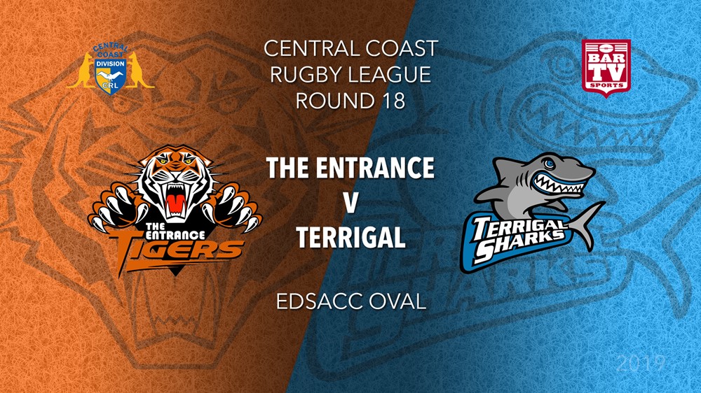 CCRL Round 18 - 1st Grade - The Entrance Tigers v Terrigal Sharks Slate Image