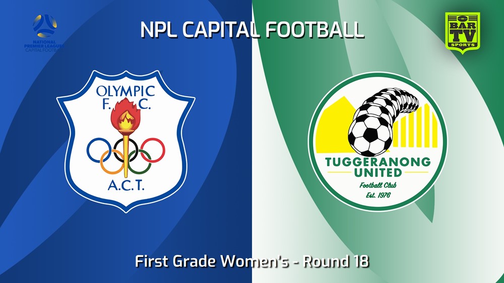 240811-video-Capital Womens Round 18 - Canberra Olympic FC W v Tuggeranong United FC W Slate Image