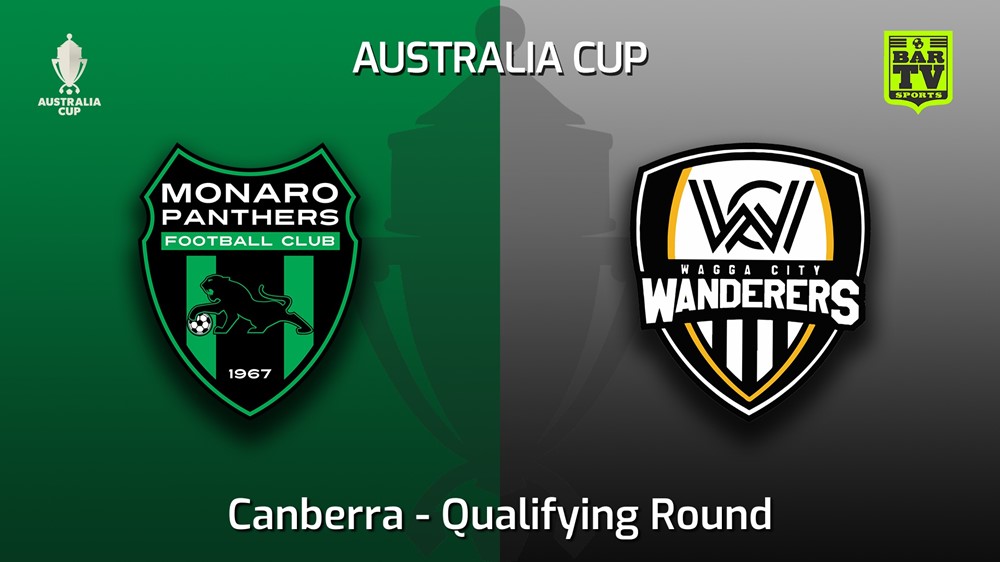 220319-FFA Cup Qualifying Canberra Qualifying Round - Monaro Panthers v Wagga City Wanderers Minigame Slate Image