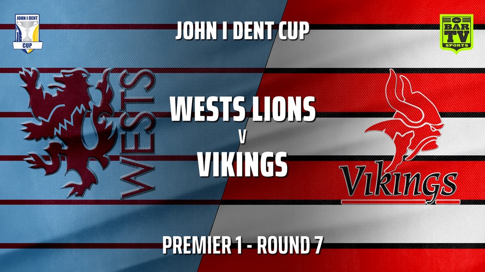 MINI GAME: John I Dent Round 7 - Premier 1 - Wests Lions v Tuggeranong Vikings Slate Image