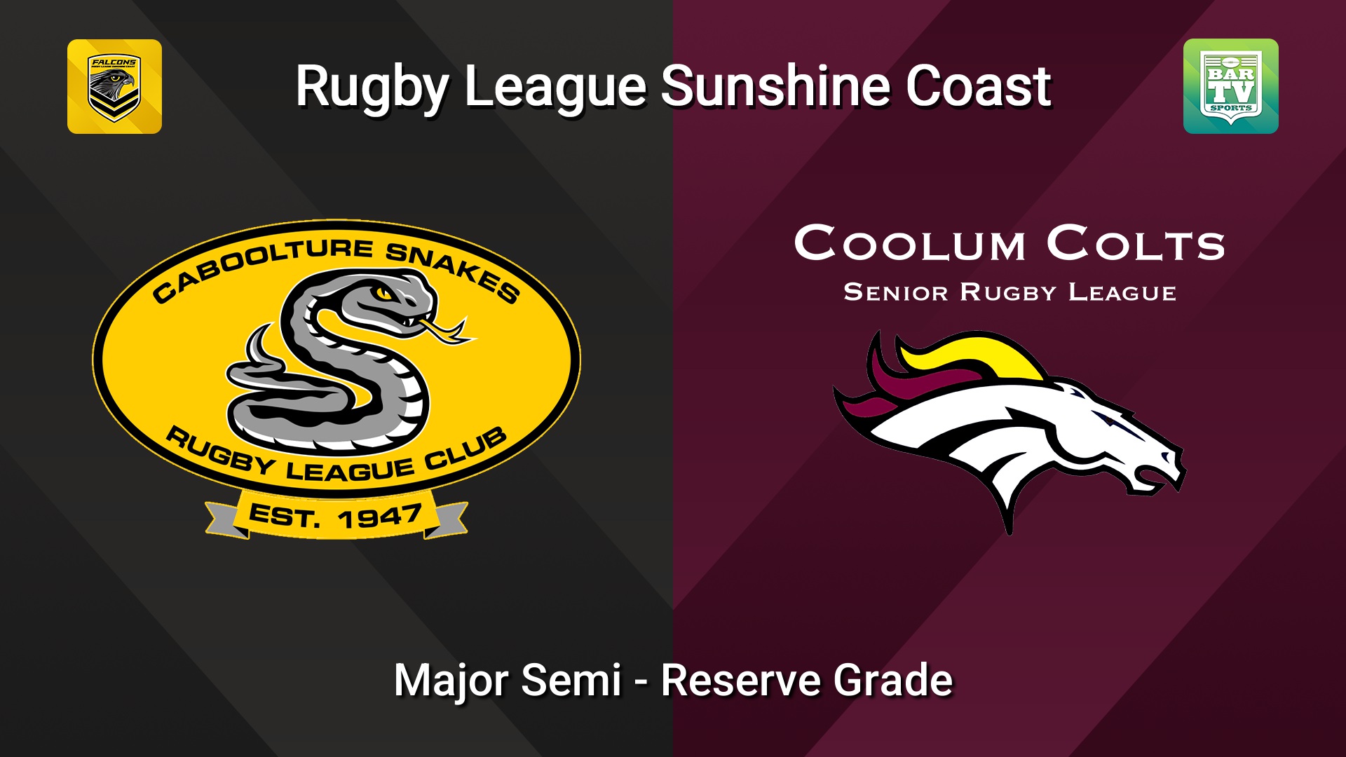 260829-video-Sunshine Coast RL Major Semi - Reserve Grade - Caboolture Snakes v Coolum Colts Slate Image