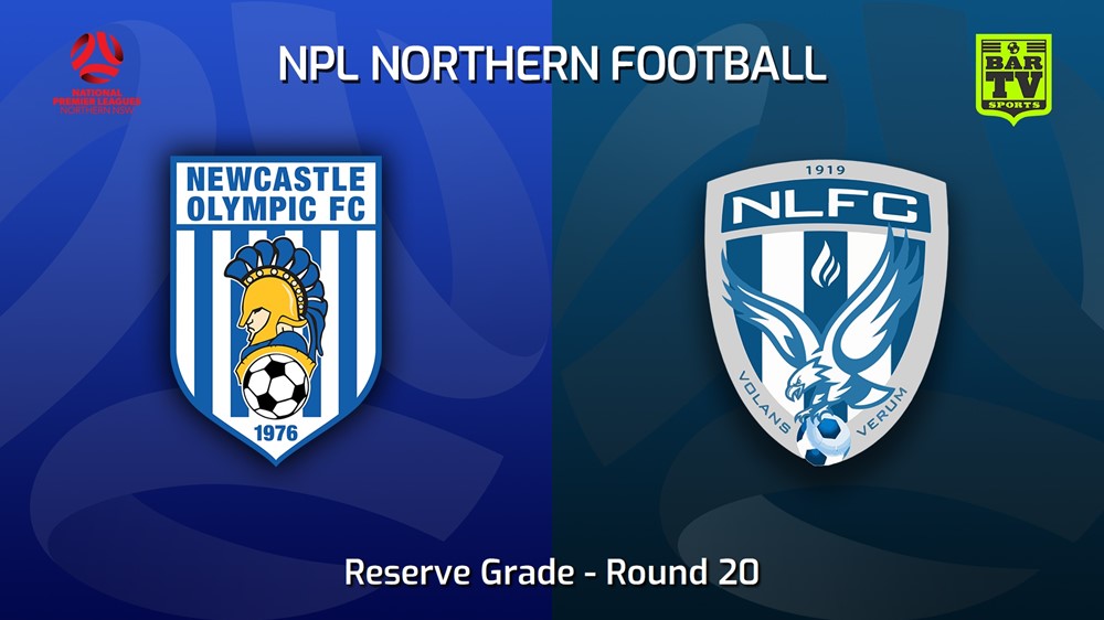 230722-NNSW NPLM Res Round 20 - Newcastle Olympic Res v New Lambton FC (Res) Slate Image