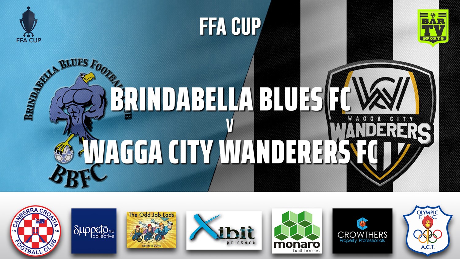 FFA Cup Qualifying Canberra Brindabella Blues FC v Wagga City Wanderers FC Slate Image
