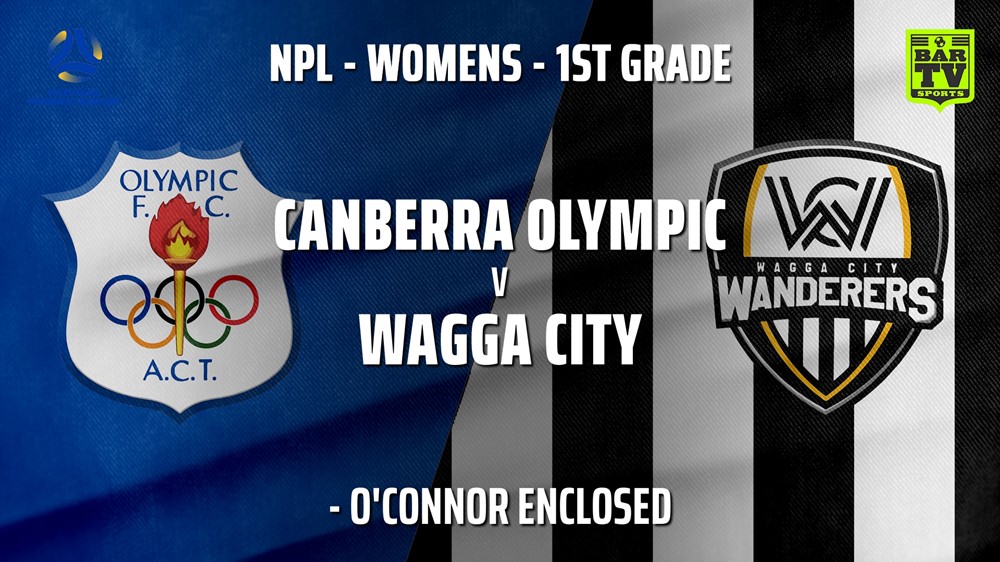 210704-Capital Womens Canberra Olympic FC (women) v Wagga City Wanderers FC (women) Slate Image