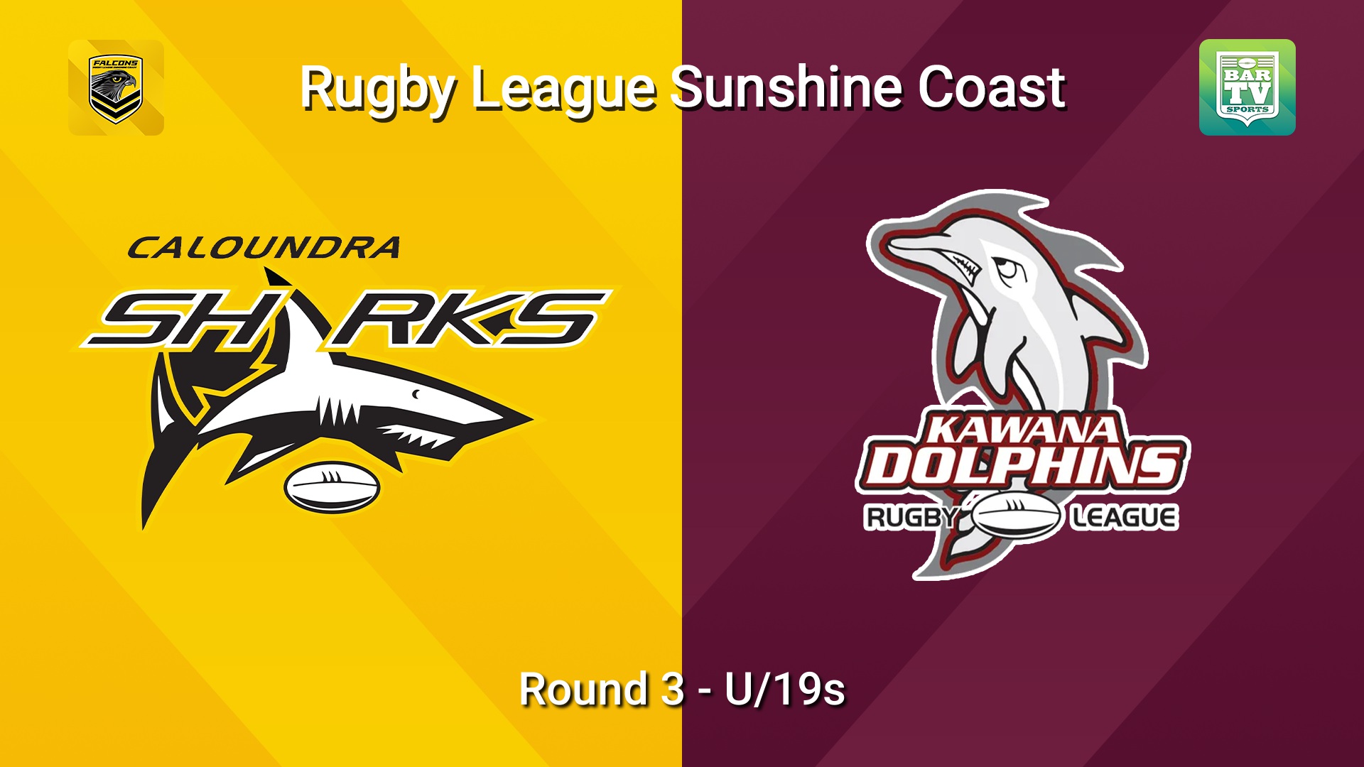 260419-video-Sunshine Coast RL Round 3 - U/19s - Caloundra Sharks v Kawana Dolphins Slate Image