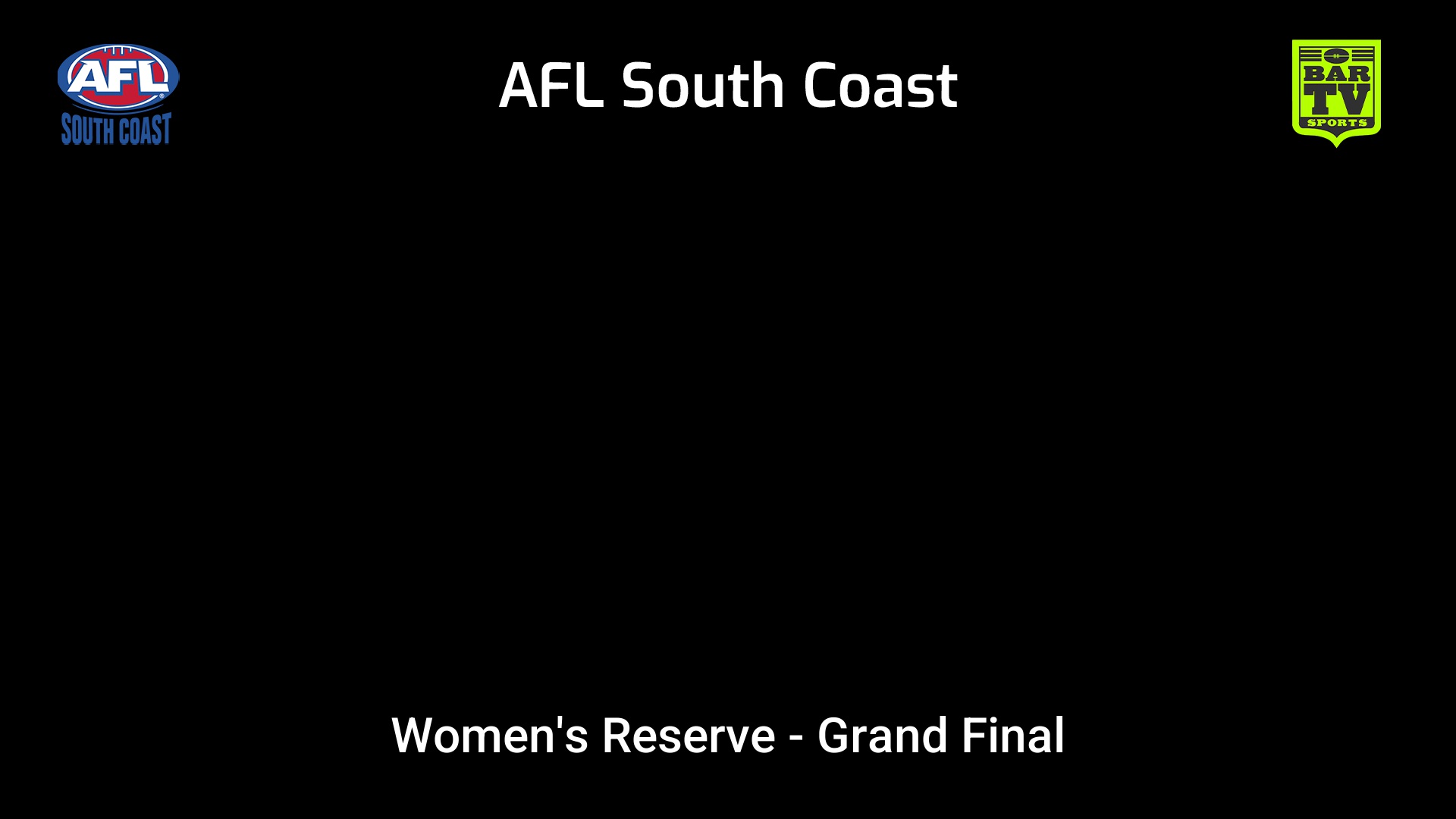 260912-video-AFL South Coast Seniors Grand Final - Women's Reserve - Kiama Power  v Northern Districts Tigers  Slate Image