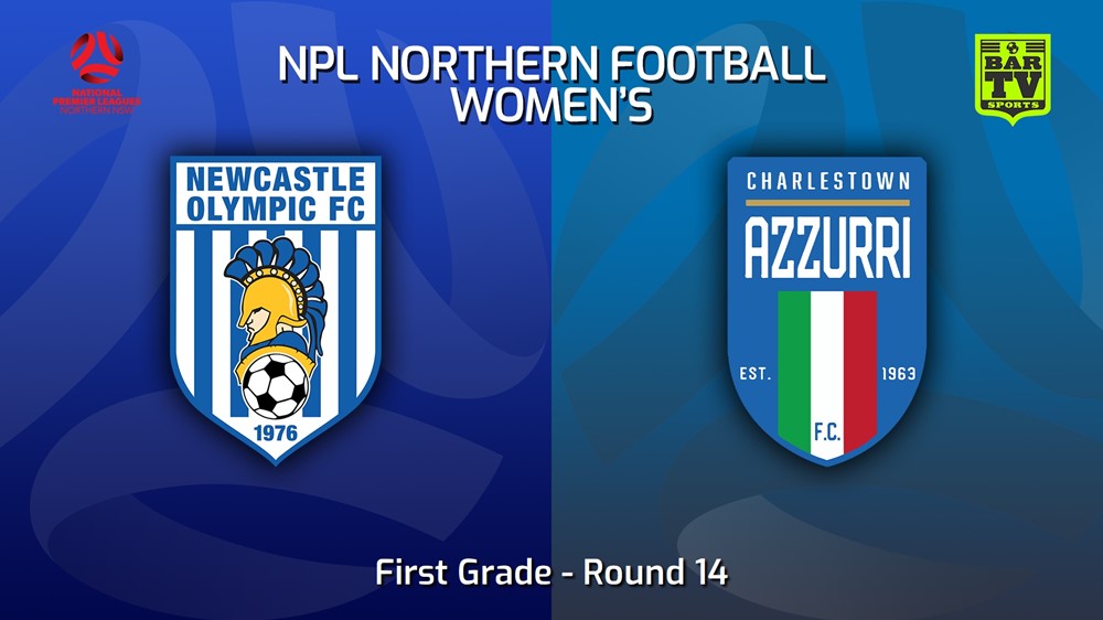 230618-NNSW NPLW Round 14 - Newcastle Olympic FC W v Charlestown Azzurri FC W (1) Slate Image