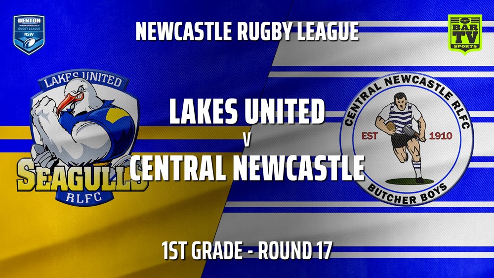 MINI GAME: Newcastle Round 17 - 1st Grade - Lakes United v Central Newcastle Slate Image