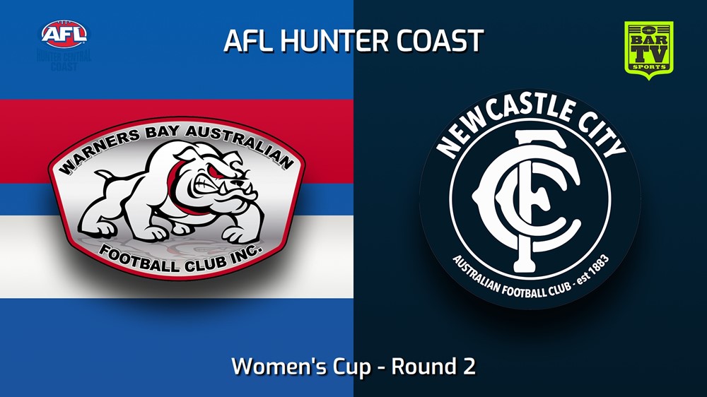 240413-AFL Hunter Central Coast Round 2 - Women's Cup - Warners Bay Bulldogs v Newcastle City  Minigame Slate Image