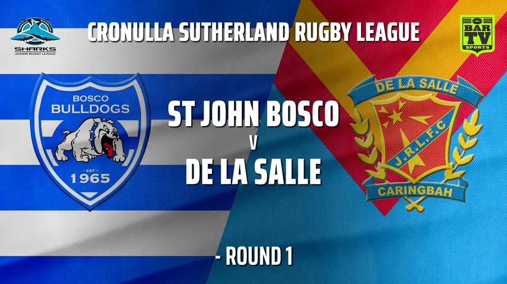 210501-Cronulla JRL Under 10s Silver Round 1 - St John Bosco Bulldogs v De La Salle Slate Image