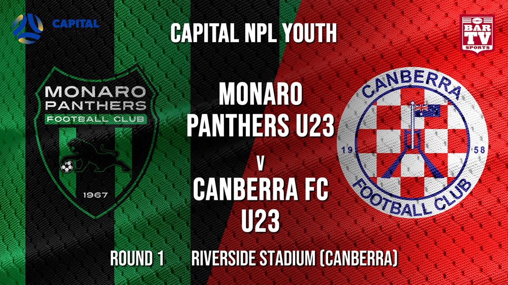 NPL Youth - Capital Round 1 - Monaro Panthers U23 v Canberra FC U23 Slate Image