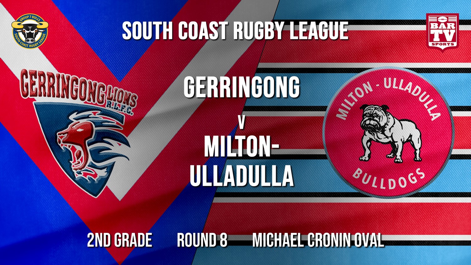 Group 7 RL Round 8 - 2nd Grade - Gerringong v Milton-Ulladulla Bulldogs Slate Image