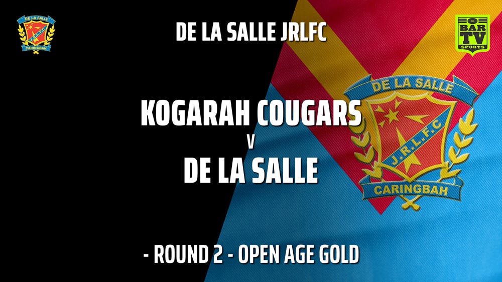 210508-De La Salle Round 2 - OPEN AGE GOLD - Kogarah Cougars v De La Salle Slate Image