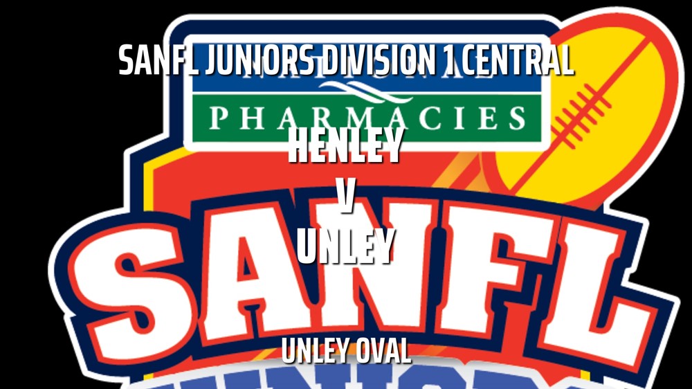 210912-SANFL Juniors Division 1 Central - Under 13 Boys - HENLEY v UNLEY Slate Image