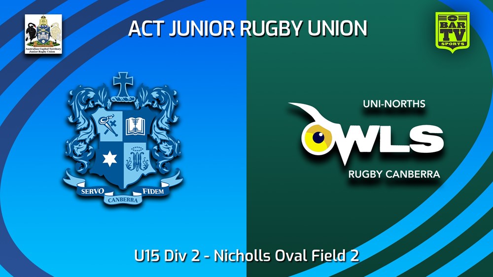 250913-video-ACT Junior Rugby Union Grand Final - U15 - Marist College Canberra v UNI-North Owls Slate Image