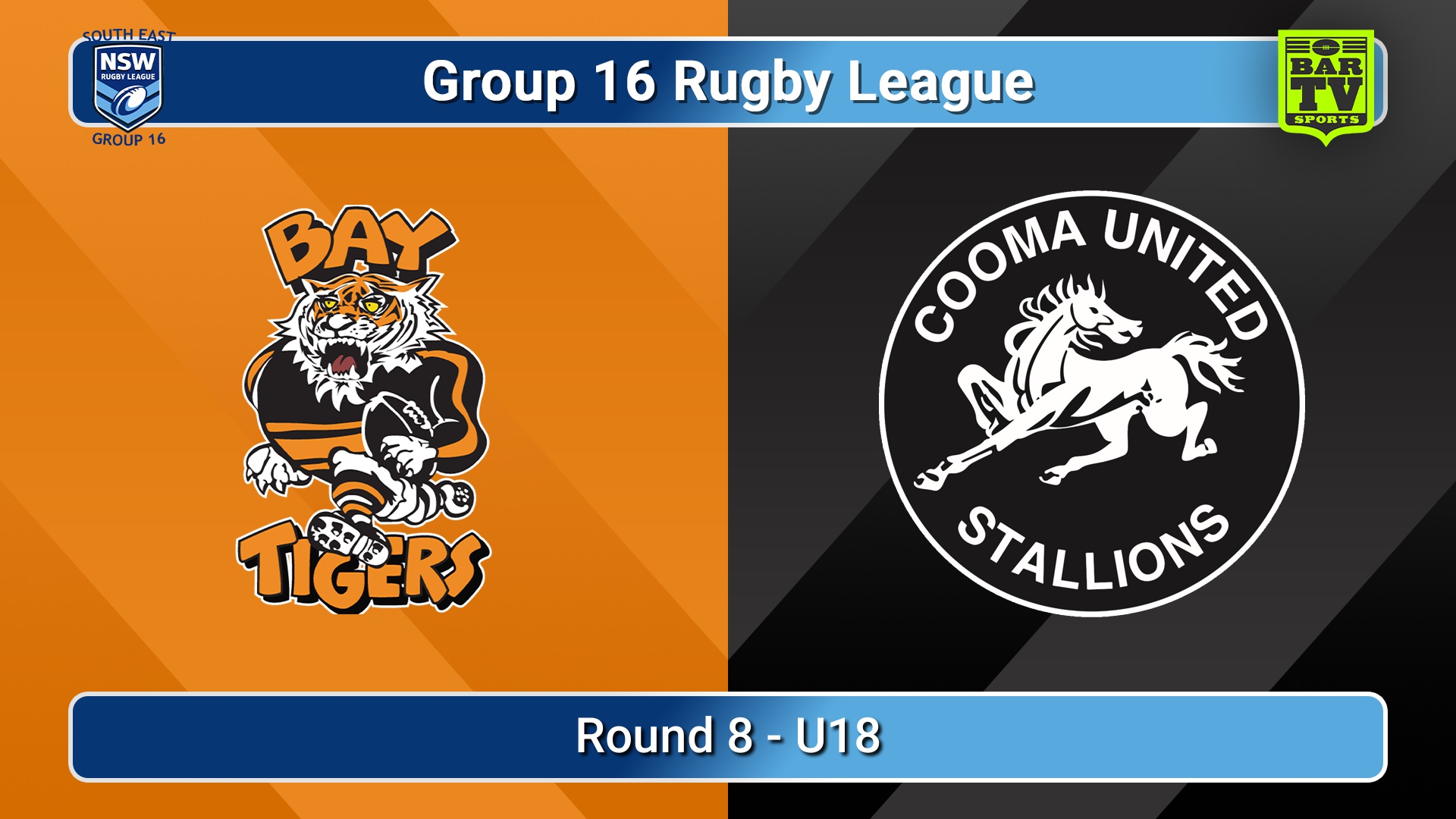 260620-video-Group 16 Rugby League  Round 8 - U18 - Bateman's Bay Tigers v Cooma Stallions Slate Image