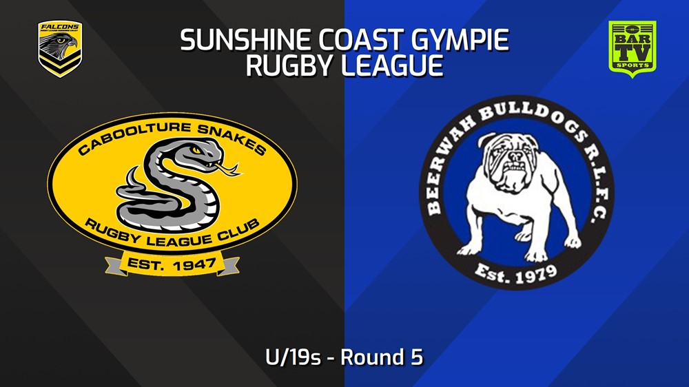 240504-video-Sunshine Coast RL Round 5 - U/19s - Caboolture Snakes v Beerwah Bulldogs Minigame Slate Image