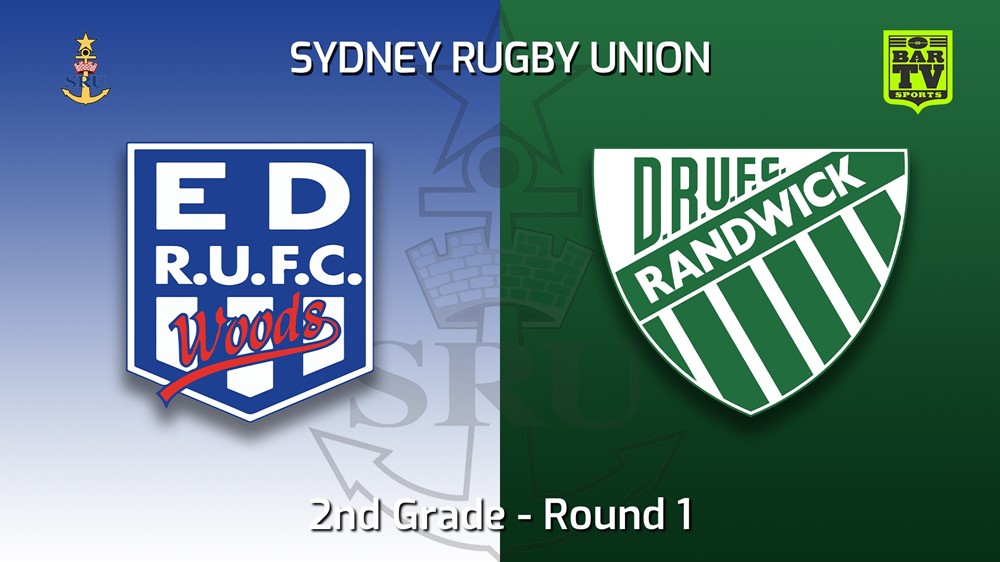 220402-Sydney Rugby Union Round 1 - 2nd Grade - Eastwood v Randwick Slate Image