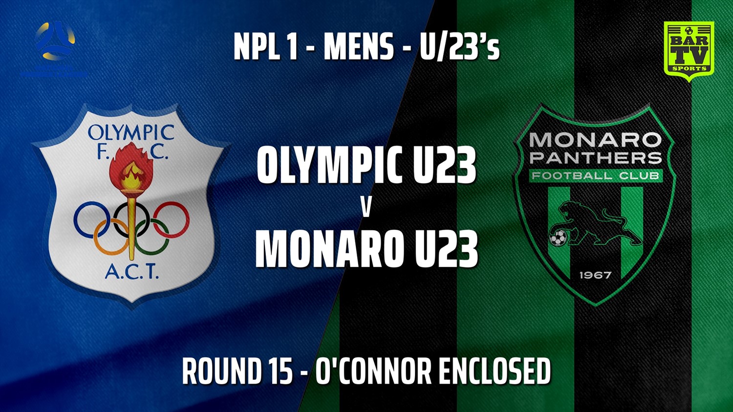 210724-Capital NPL U23 Round 15 - Canberra Olympic U23 v Monaro Panthers U23 Slate Image
