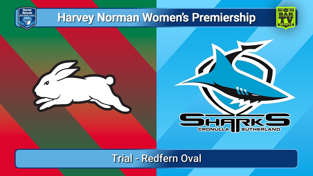 250614-video-Harvey Norman NSW Women's Premiership Trial - South Sydney Rabbitohs v Cronulla-Sutherland Sharks Slate Image
