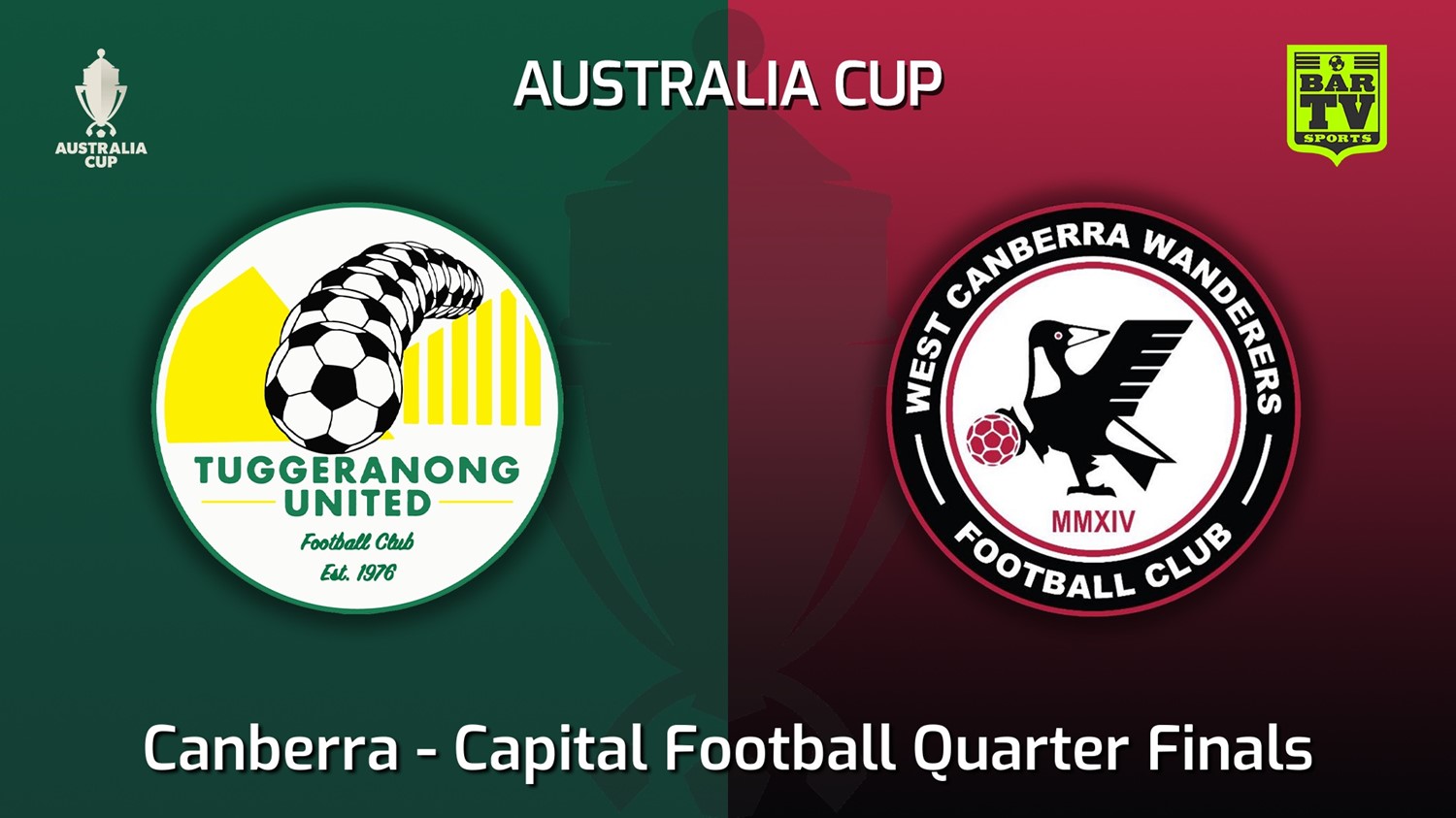 220427-FFA Cup Qualifying Canberra Capital Football Quarter Finals - Tuggeranong United v West Canberra Wanderers Slate Image