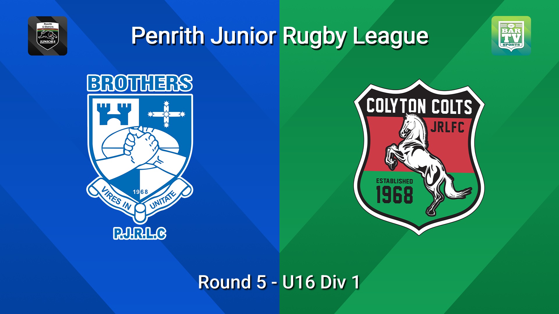 260523-video-Penrith & District Junior Rugby League Round 5 - U16 Div 1 - Brothers v Colyton Slate Image