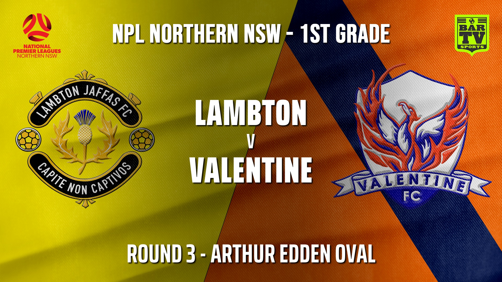 NPL - NNSW Round 3 - Lambton Jaffas FC v Valentine Phoenix FC Slate Image