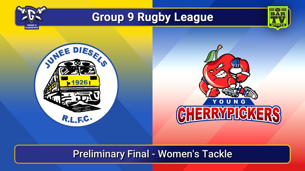250914-video-Group 9 RL Preliminary Final - Women's Tackle - Junee Diesels v Young Cherrypickers Slate Image