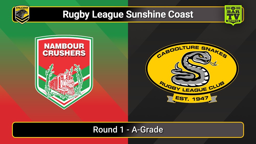 250608-video-Sunshine Coast RL Round 1 - A-Grade - Nambour Crushers v Caboolture Snakes Slate Image
