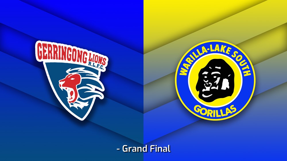 220827-South Coast Juniors - U12-2 Blues Tag Grand Final - Gerringong Lions v Warilla-Lake South Gorillas Slate Image