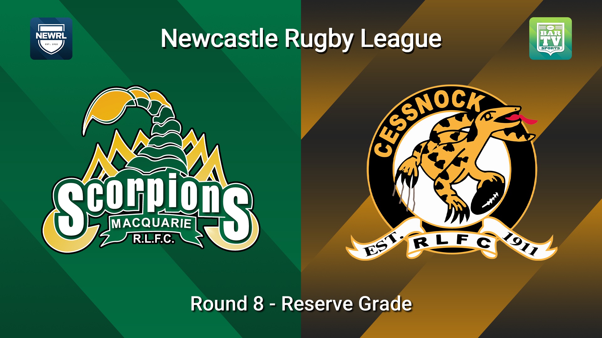 260606-video-Newcastle RL Round 8 - Reserve Grade - Macquarie Scorpions v Cessnock Goannas Slate Image