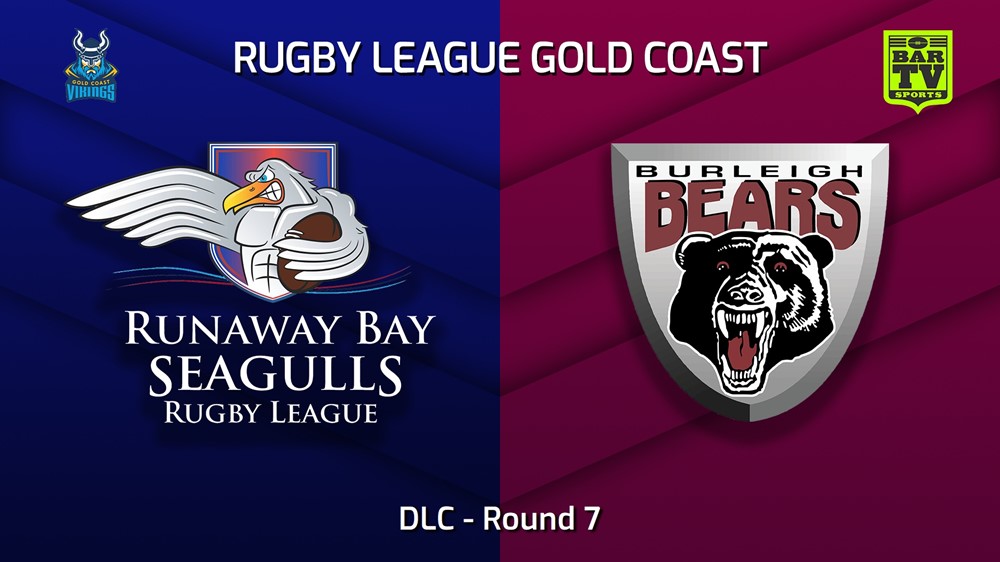 220731-Gold Coast Round 7 - DLC - Runaway Bay Seagulls v Burleigh Bears Slate Image
