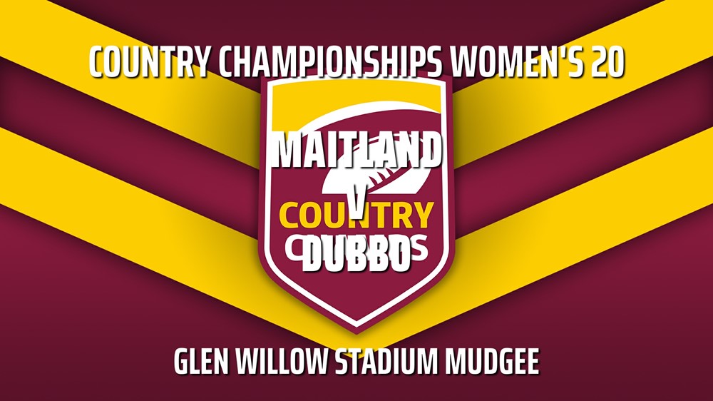 231015-Country Championships Women's 20 - Women's 20 - Maitland Redbacks touch v Dubbo Touch Football Slate Image