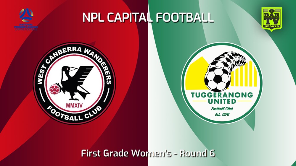 Capital Womens Round 6 - West Canberra Wanderers FC W v Tuggeranong United FC W
