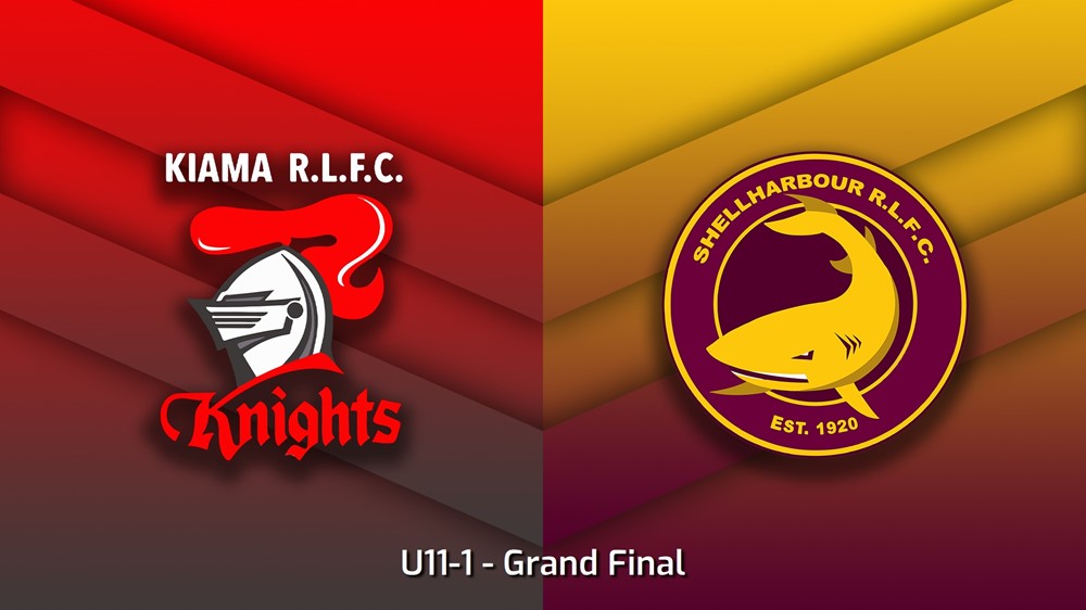 230826-South Coast Juniors Grand Final - U11-1 - Kiama Knights v Shellharbour Sharks Slate Image