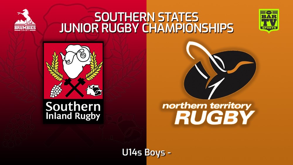230711-Southern States Junior Rugby Championships U14s Boys - Southern Inland v Northern Territory Rugby Slate Image