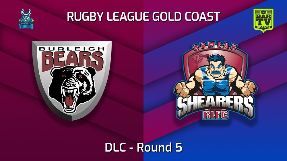 220508-Gold Coast Round 5 - DLC - Burleigh Bears v Ormeau Shearers Slate Image