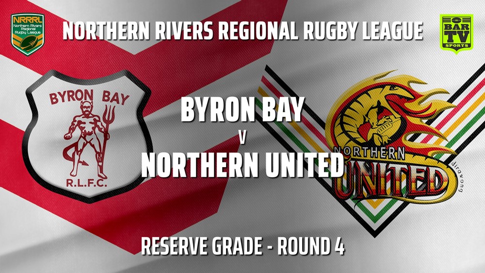 210523-NRRRL Round 4 - Reserve Grade - Byron Bay Red Devils v Northern United Slate Image