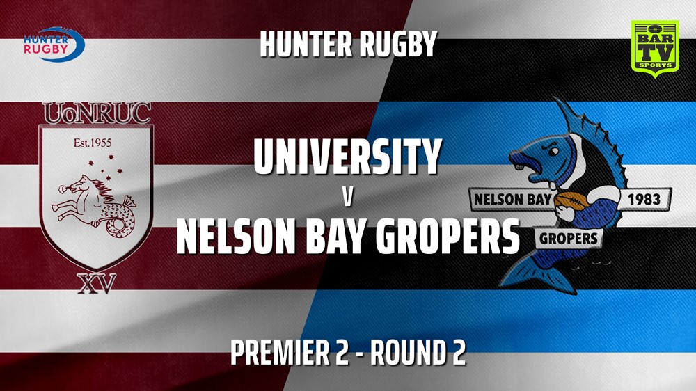 210421-HRU Round 2 - Premier 2 - University Of Newcastle v Nelson Bay Gropers Slate Image