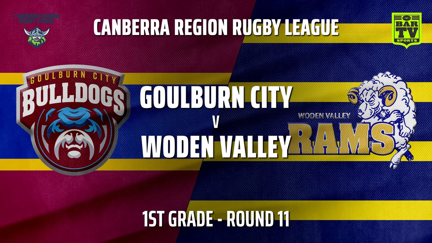 210710-Canberra Round 11 - 1st Grade - Goulburn City Bulldogs v Woden Valley Rams Slate Image
