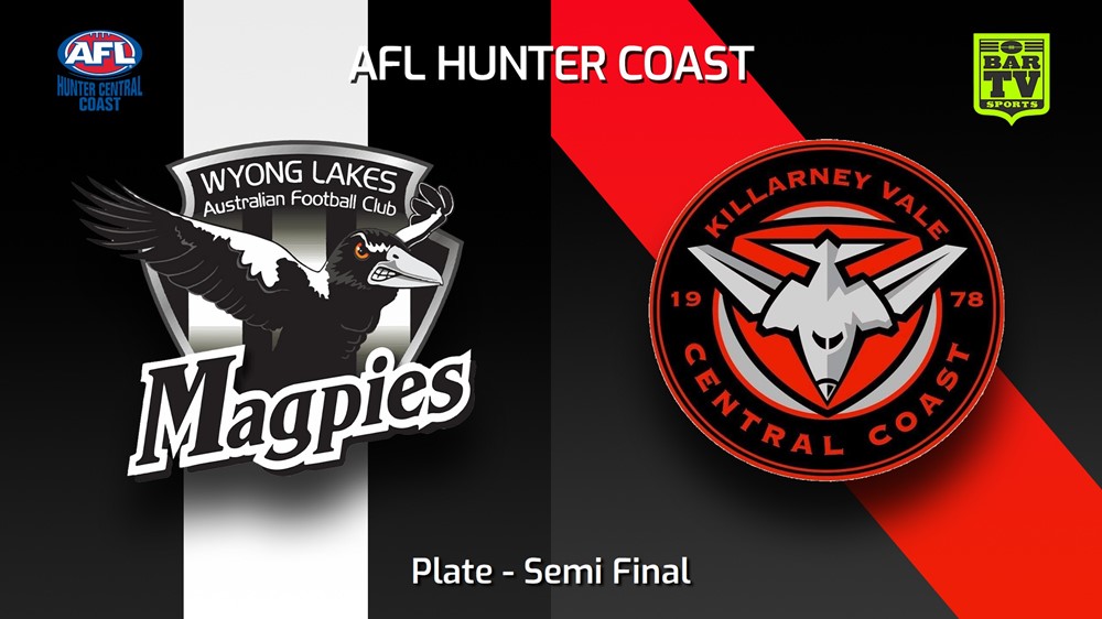 230902-AFL Hunter Central Coast Semi Final - Plate - Wyong Lakes Magpies v Killarney Vale Bombers Slate Image