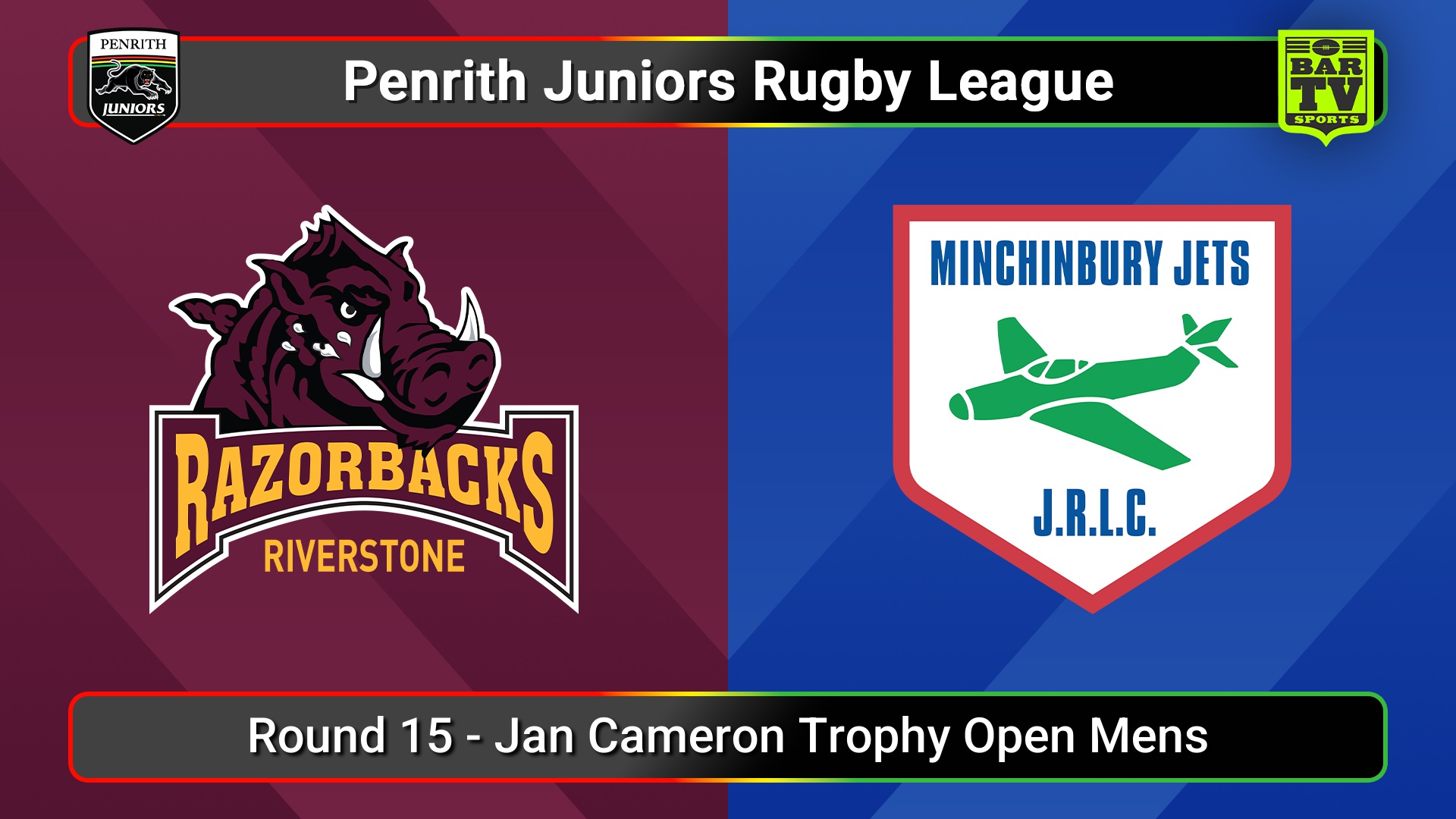 250727-video-Penrith & District Junior Rugby League Round 15 - Jan Cameron Trophy Open Mens - Riverstone v Minchinbury Minigame Slate Image